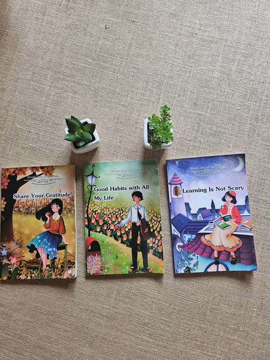 NB000007 - Growth Diary of Good Kids - Set of 3 Books - Paper Back