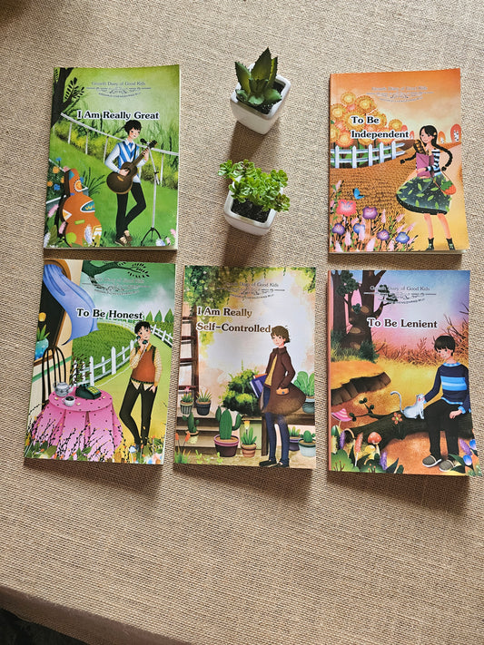 NB000005 - Growth Diary of Good Kids - Set of 5 Books - Paper Back