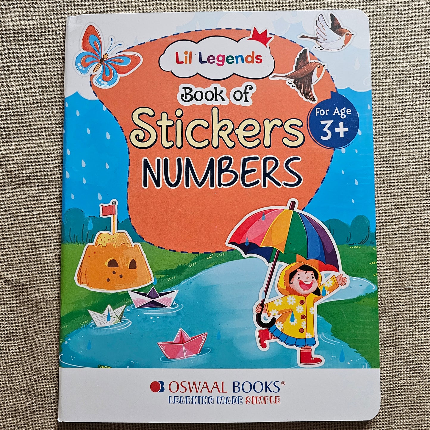 AB000004 - Little Legends Book of Stickers for Kids Aged 3+ (Numbers)