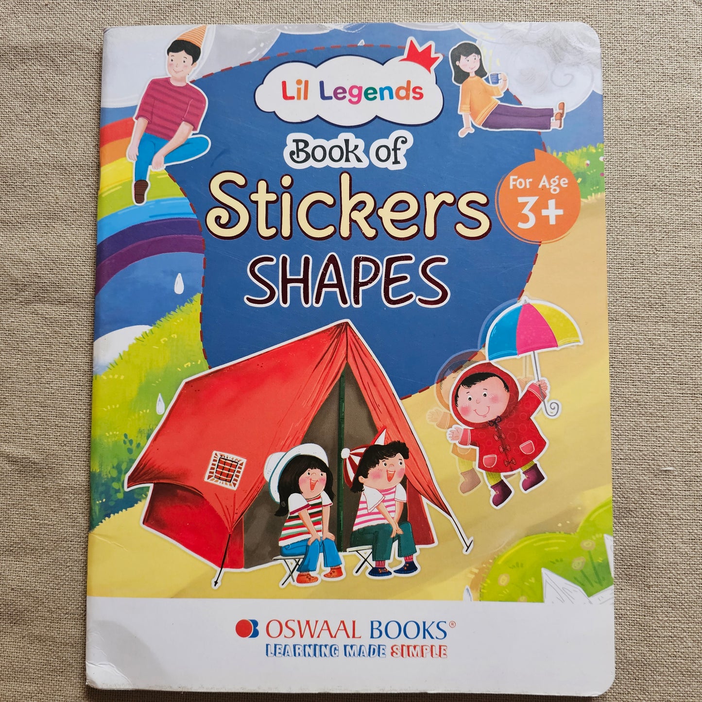 AB000007 - Little Legends Book of Stickers for Kids Aged 3+ (Shapes)