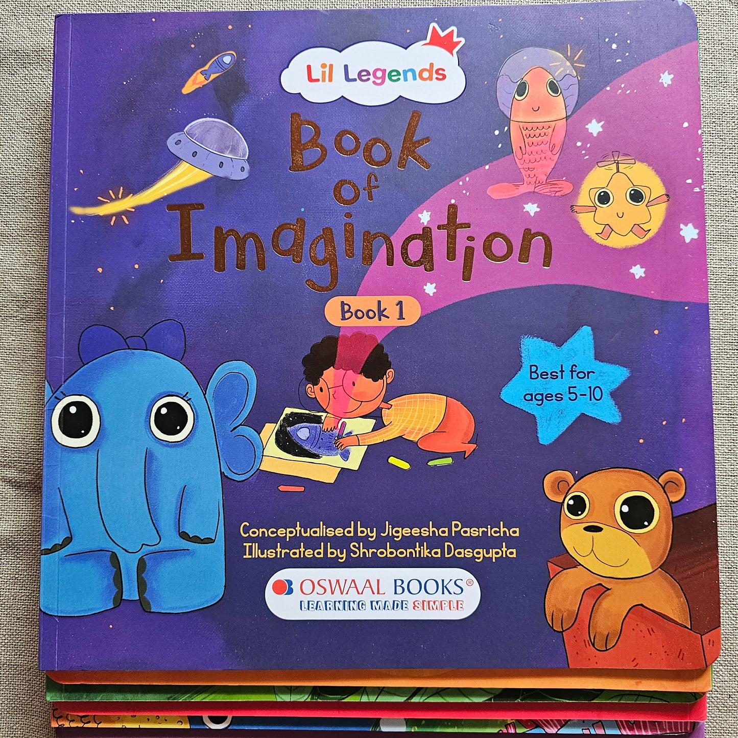 AB000008 - Boook of Imagination, set of 6 Activity books. Age 5-10