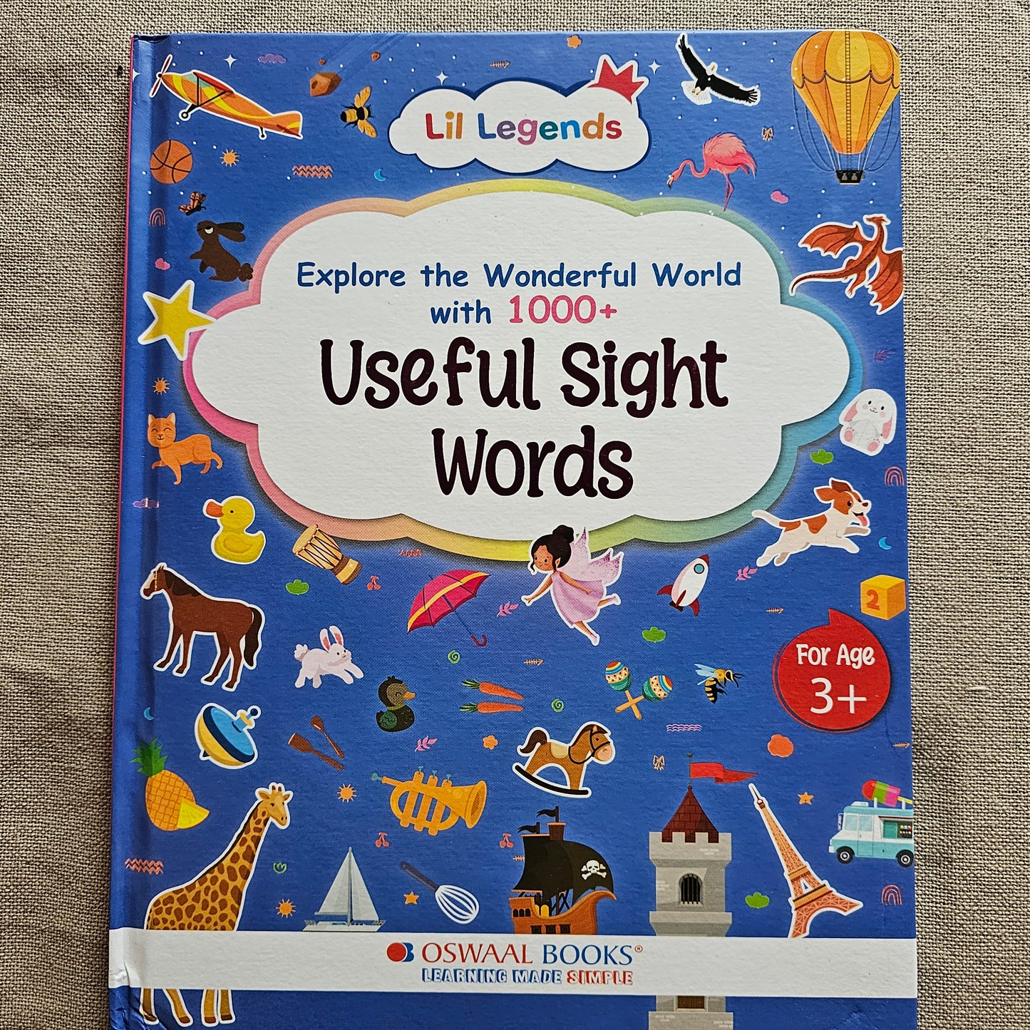 AB000018 - Little Legends My book of useful Sight words. Age 3+ Years