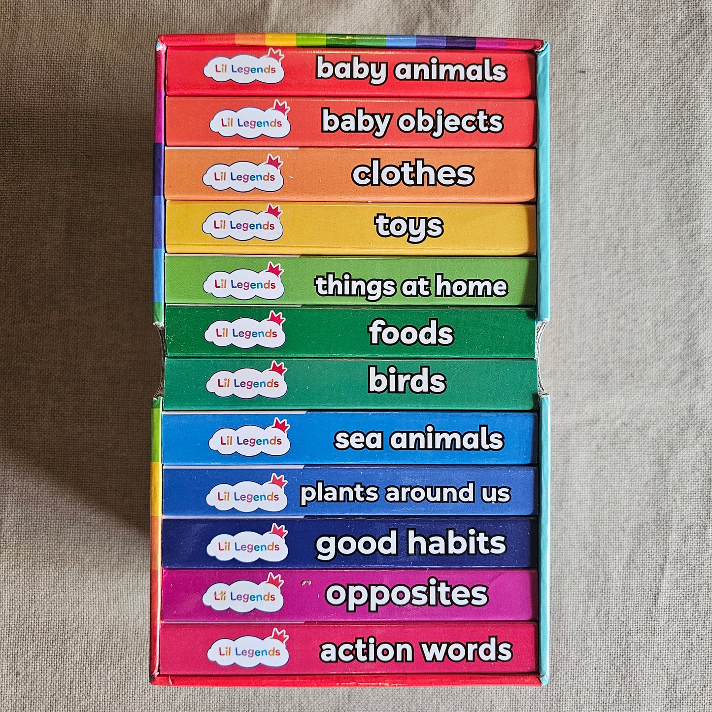 AB000022 - Little Legends Mini Library Box Set - 12 Books for Toddlers. Age - 0-4 years