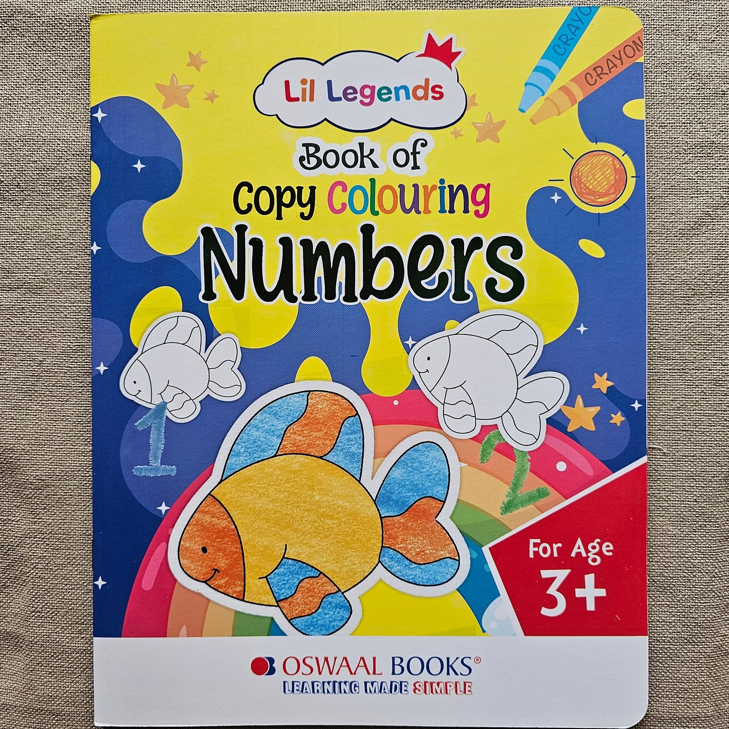 CB000014 - Little Legends Copy Coloring Book - Numbers