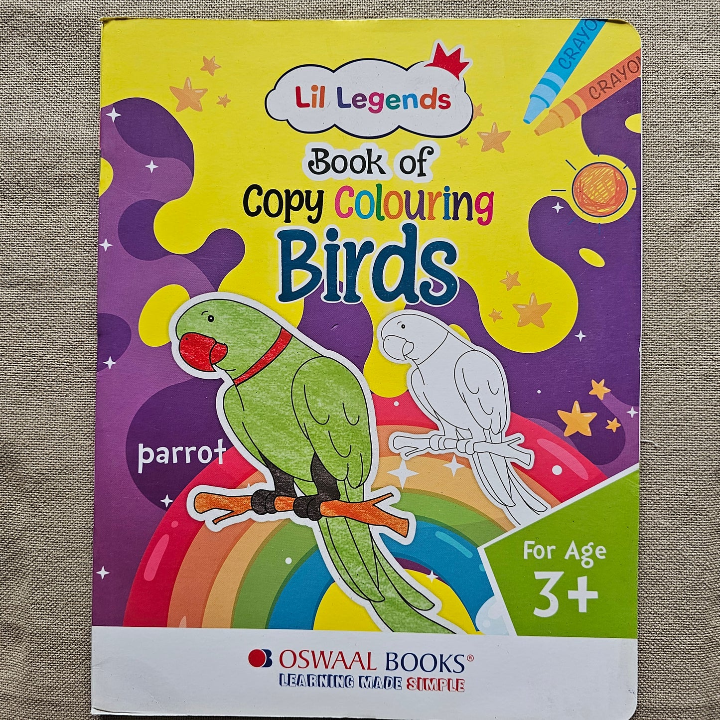 CB000015 - Little Legends Copy Coloring Book - Birds