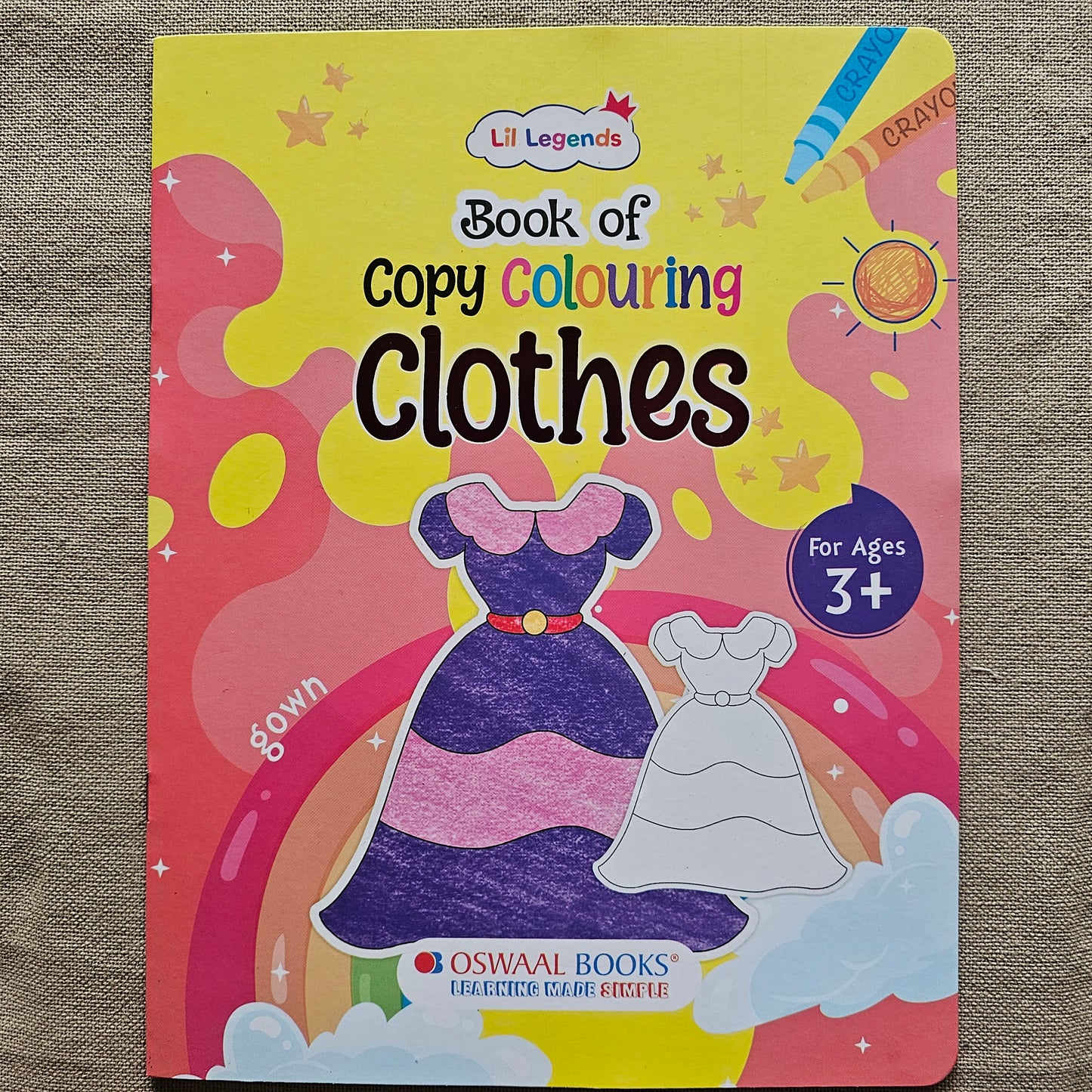 CB000016 - Little Legends Copy Coloring Book - Clothes