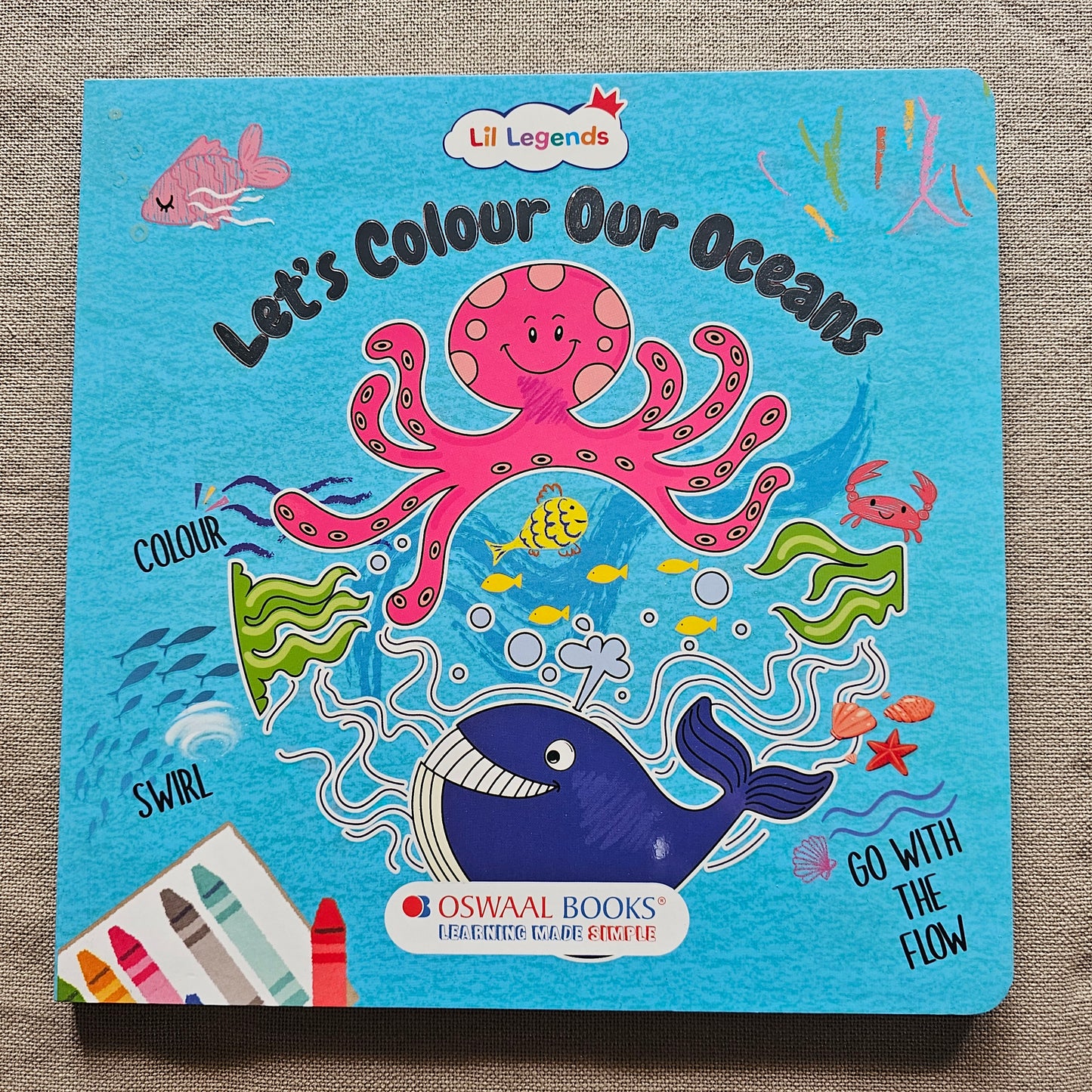 CB000021 - Little Legends coloring book. Age 2-5 years (Oceans)