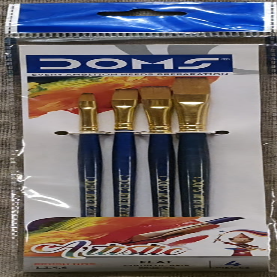 ART000005 - Doms Synthetic Painting Brush Set of 4