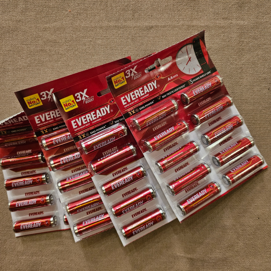 BAT000002 - Everready Batteries AA - Pack of 10