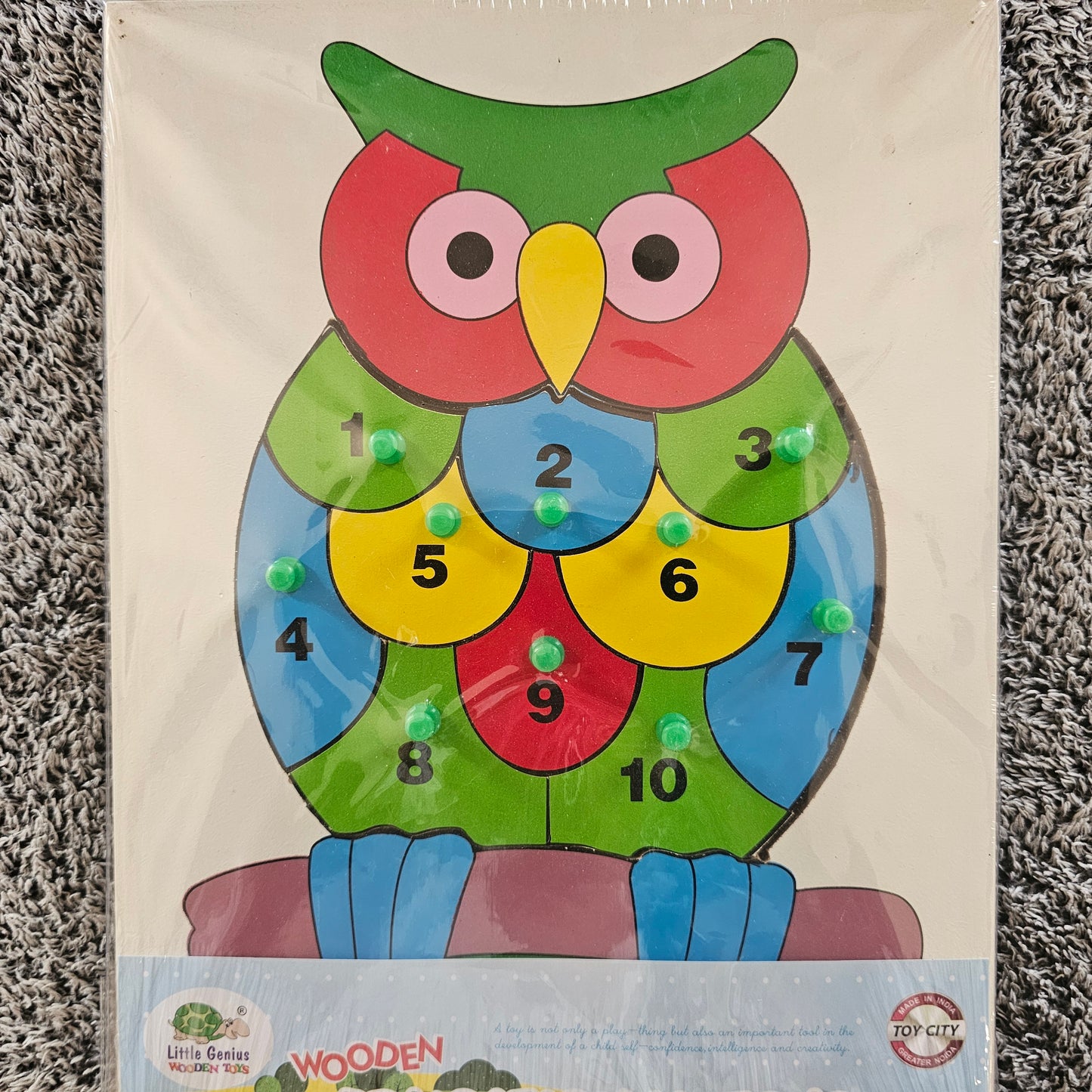 BLT000022 - Inset Tray Large Counting Owl (1 To 10)