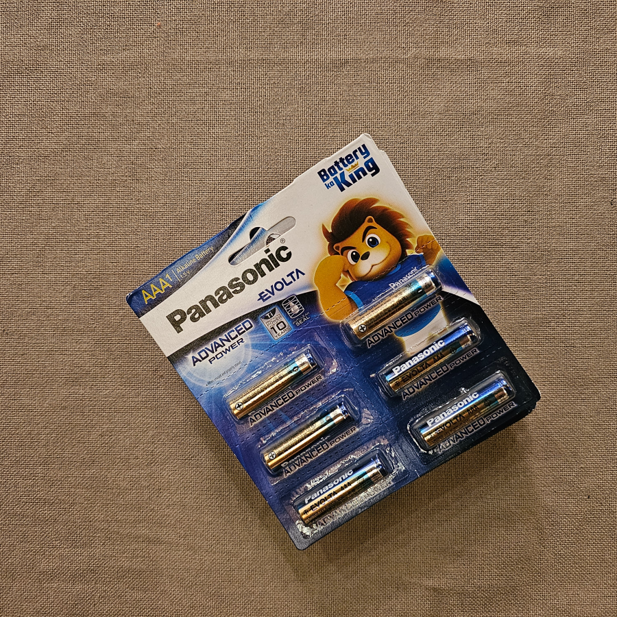 BAT000003 - Panasonic AAA Batteries EVOLTA - 10 Batteries