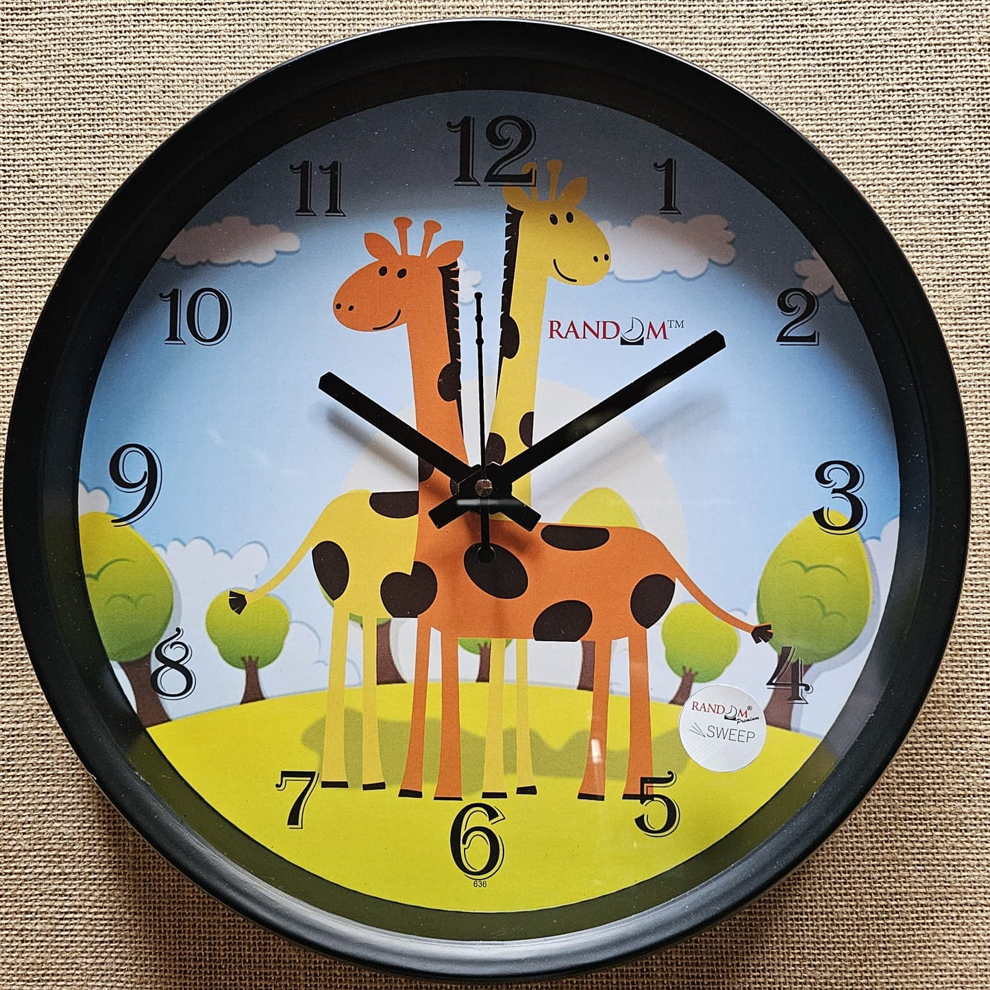 WD000004 - Children's Wall Clock - Giraffe