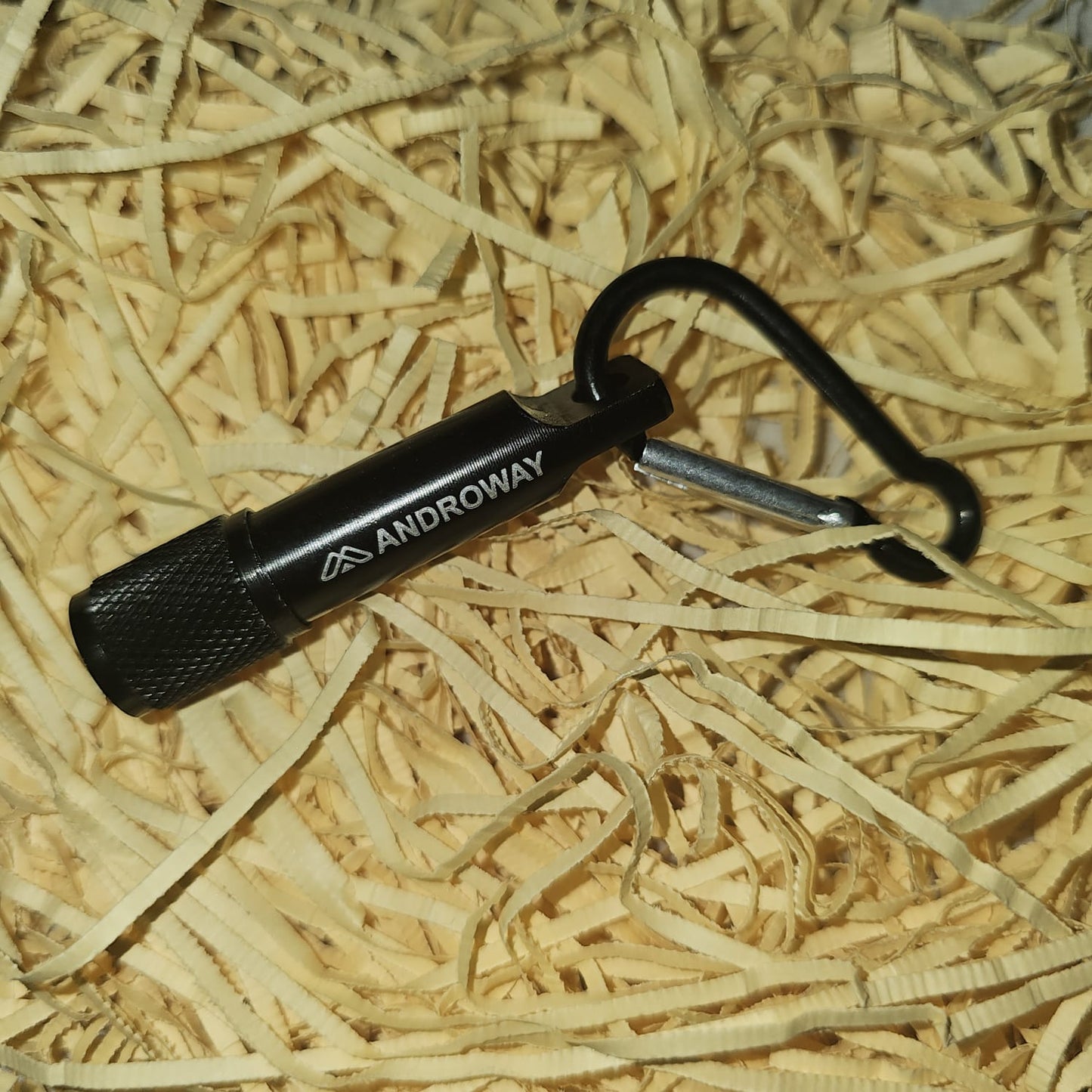 KEY000001 - Keychain with Flash Light - Black