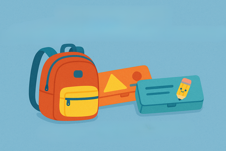 Back Packs, Geometry & Pencil Boxes
