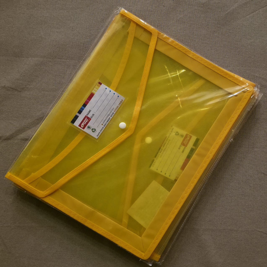 STA000002 - A4 Document Folder - Yellow