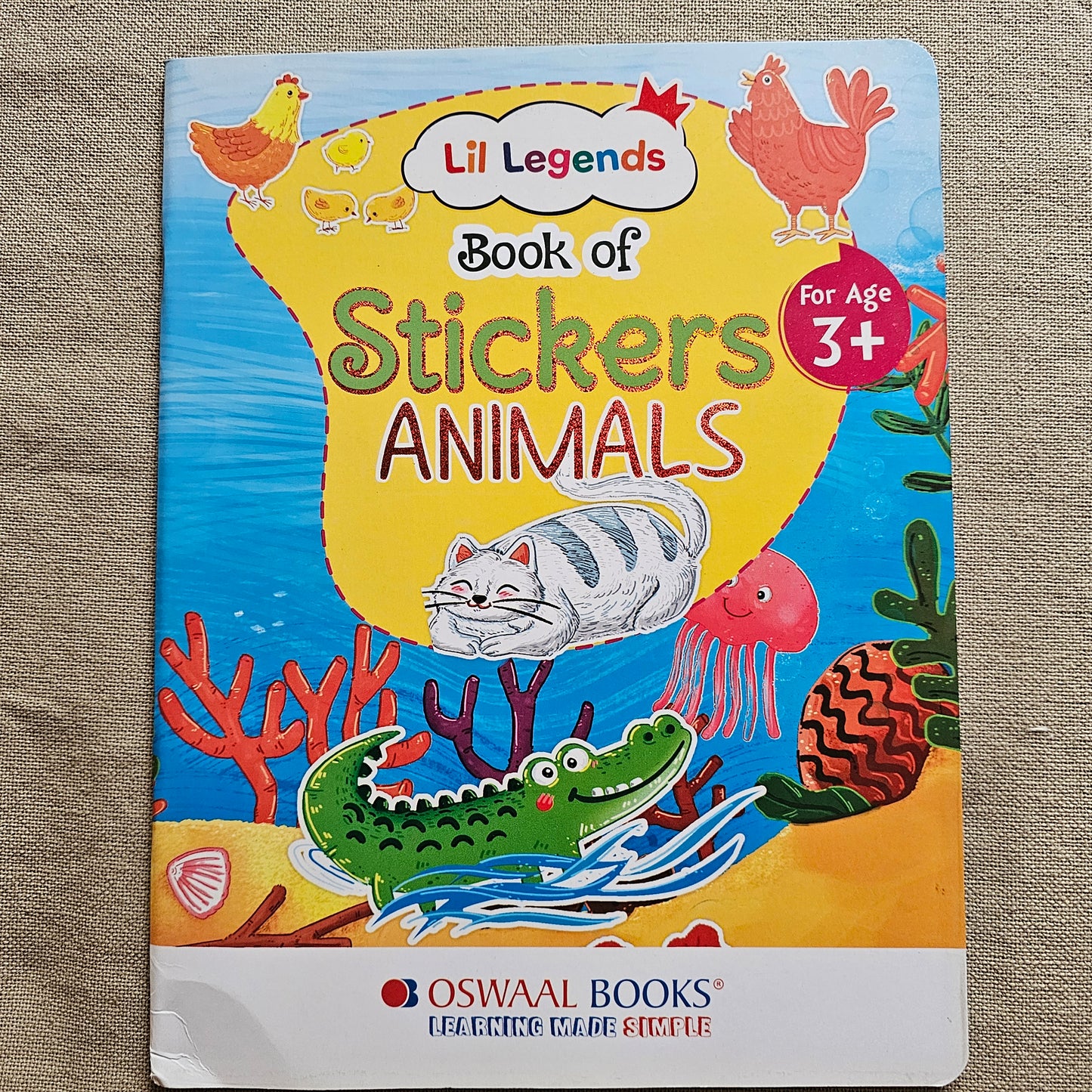 AB000006 - Little Legends Book of Stickers for Kids Aged 3+ (Animals)