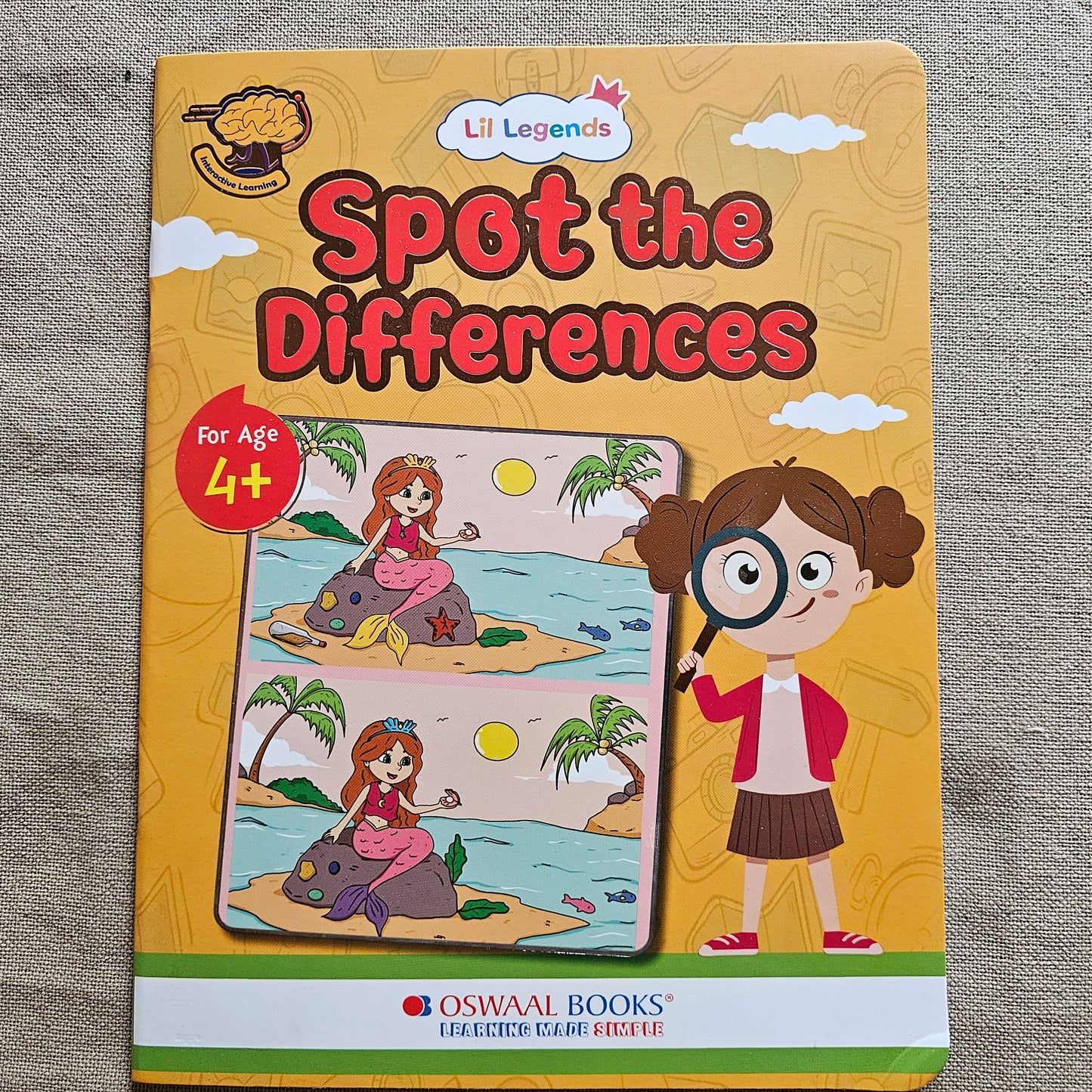 AB000010 - Little Legends Activity Book - Spot the Difference. Age 4+
