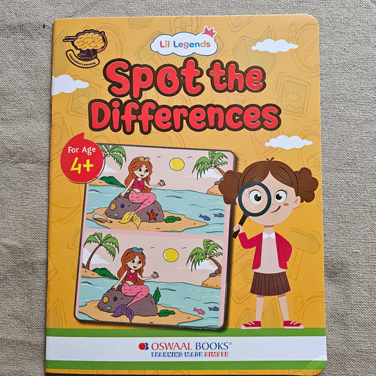 AB000010 - Little Legends Activity Book - Spot the Difference. Age 4+