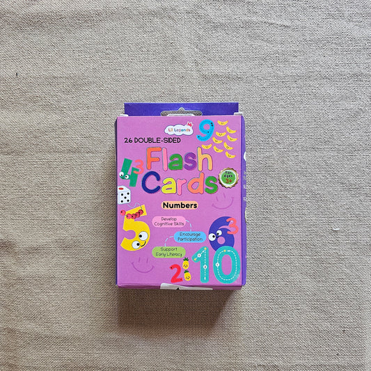 AB000012 - Little Legends Flash Cards for toddlers. Age 3+ (Numbers)