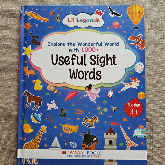 AB000018 - Little Legends My book of useful Sight words. Age 3+ Years