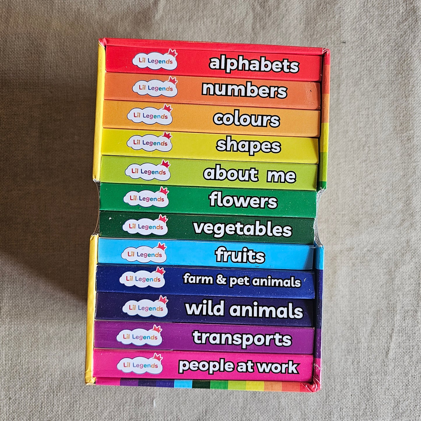 AB000020 - Little Legends Mini Library Box Set - 12 Books for Toddlers. Age - 0-4 years