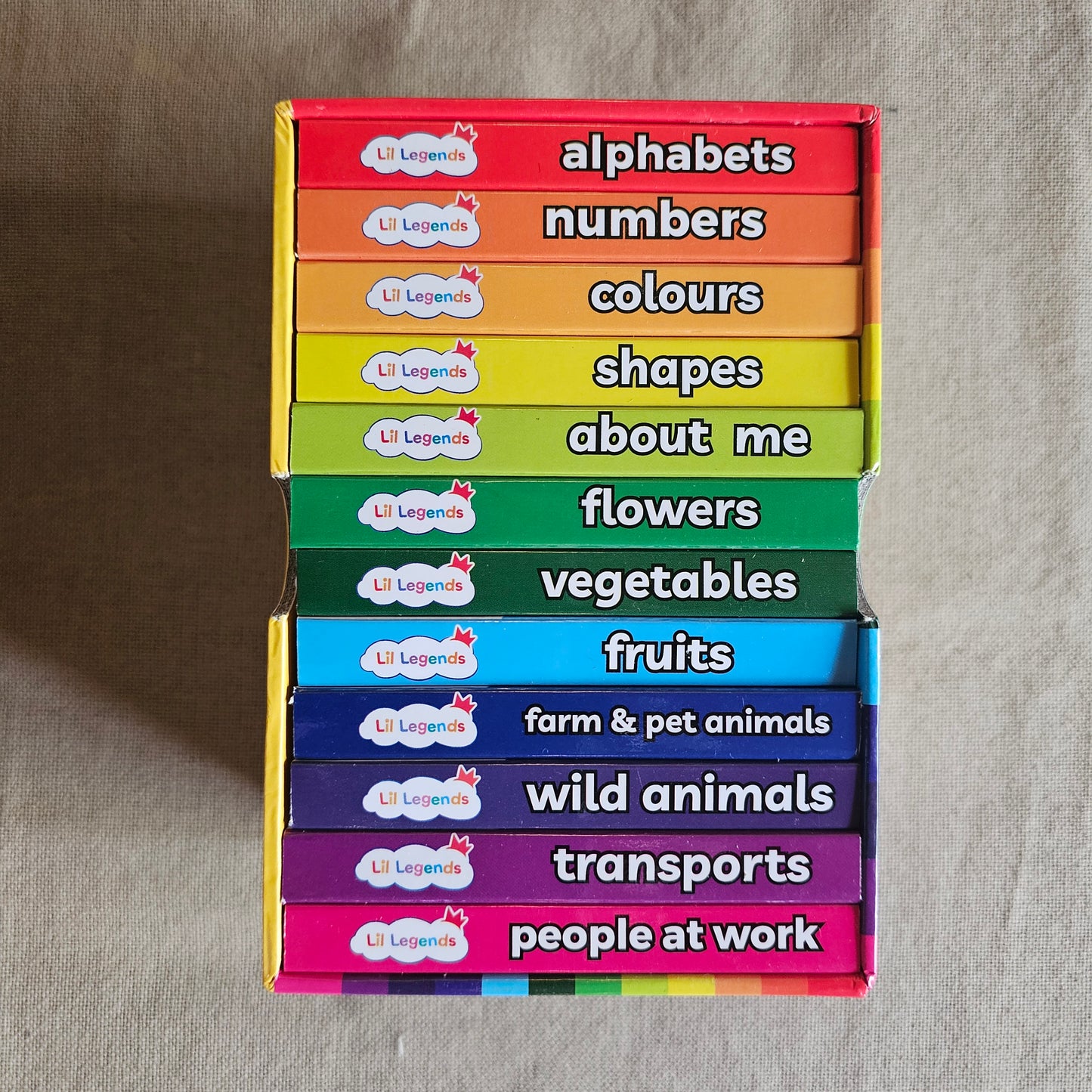 AB000021 - Little Legends Mini Library Box Set - 12 Books for Toddlers. Age - 0-4 years