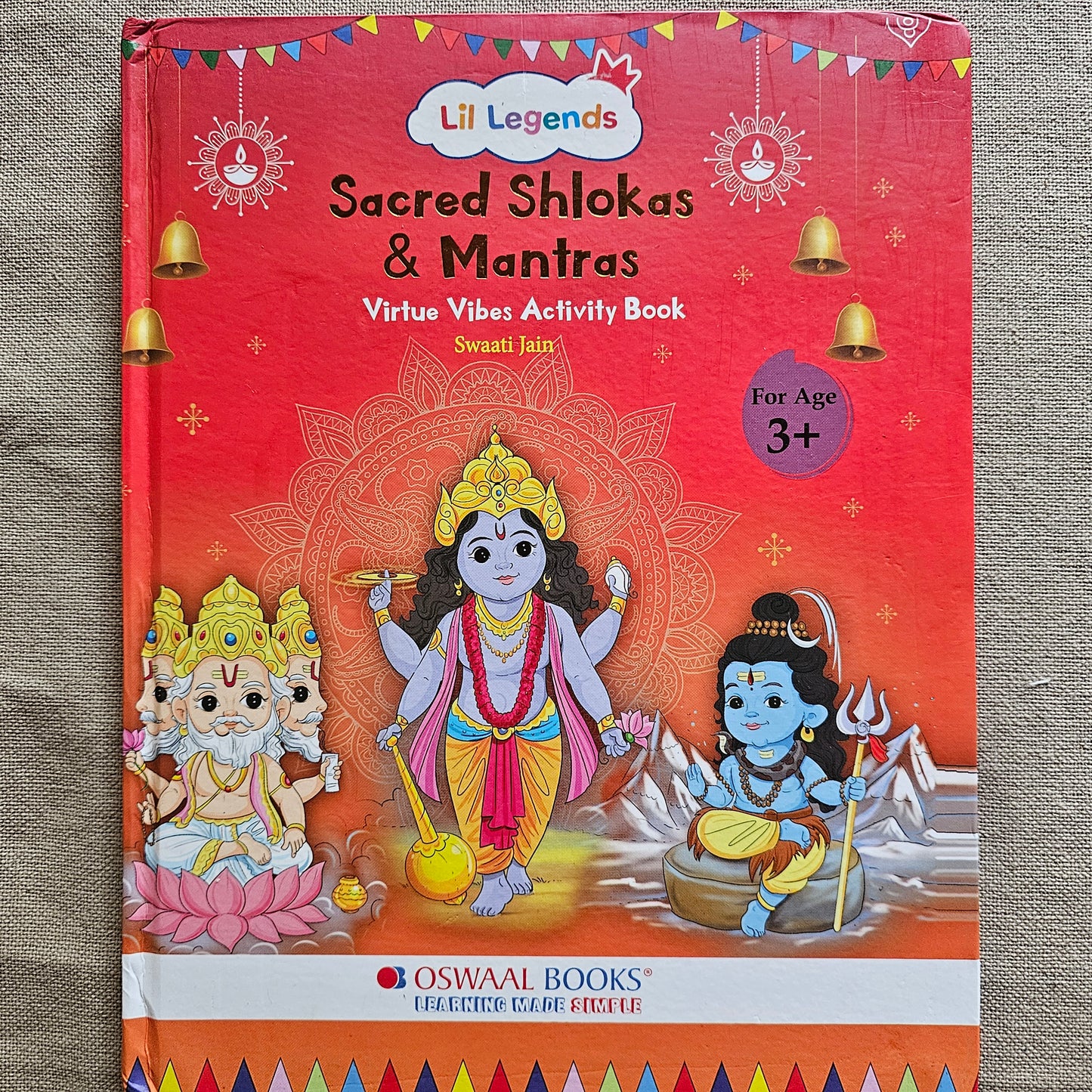 AB000023 - Little Legends Sacred Shlokas & Mantras Activity Book. 3+