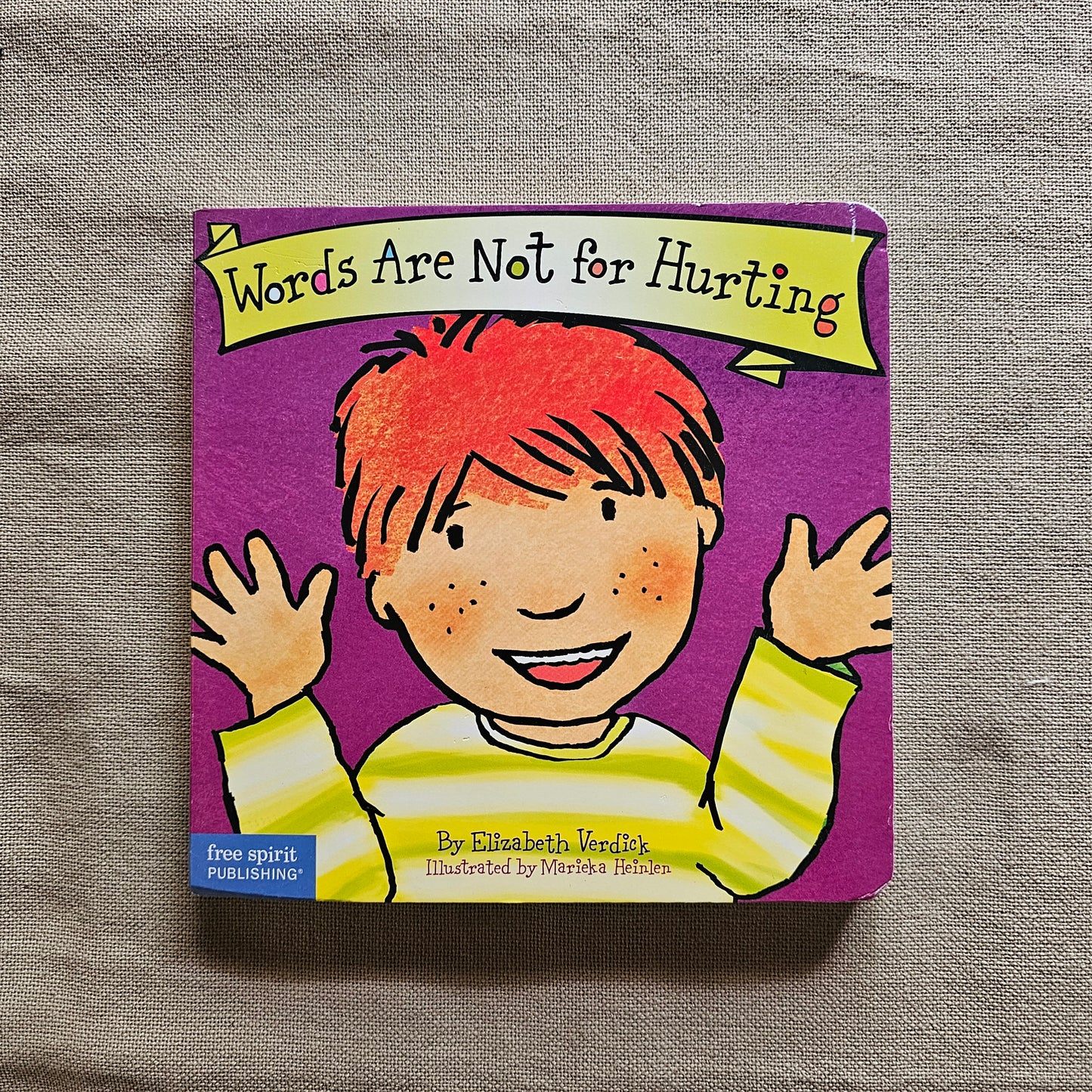 AB000033 - Children Self help Book - Words are not for hurting