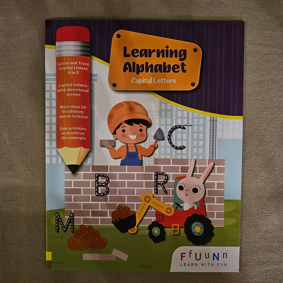 AB000001 - Alphabet Capital Letter English writing book