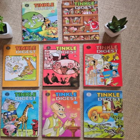 NB000001 - TINKLE - Set of 8 Books - Paper Back