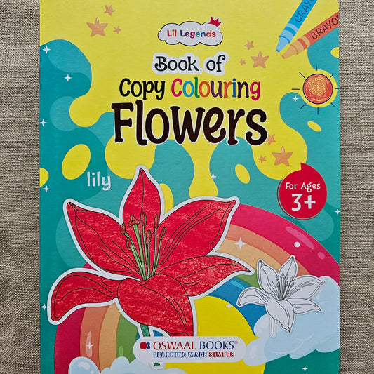 CB000007 - Little Legends Copy Coloring Book -  Flowers