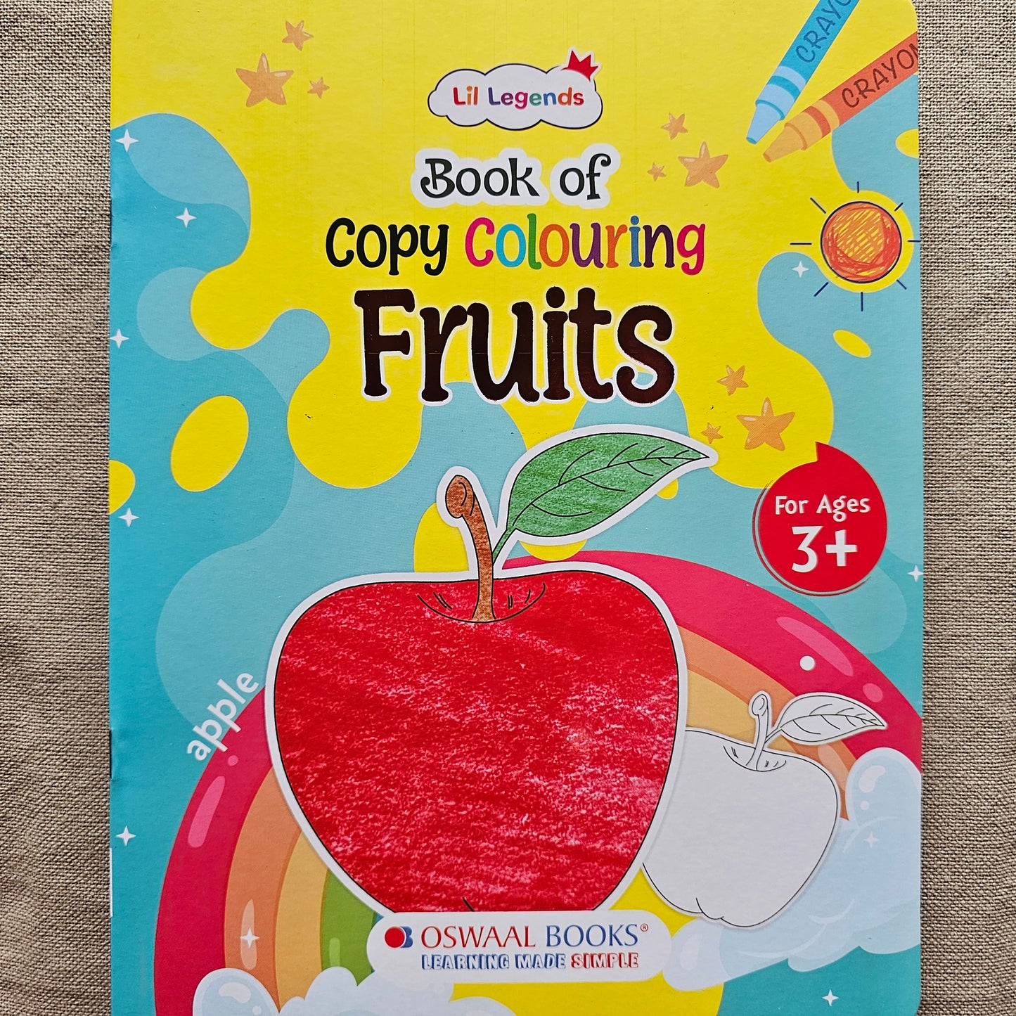 CB000008 - Little Legends Copy Coloring Book - Fruits