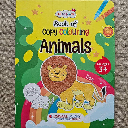 CB000011 - Little Legends Copy Coloring Book - Animals