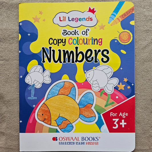 CB000014 - Little Legends Copy Coloring Book - Numbers