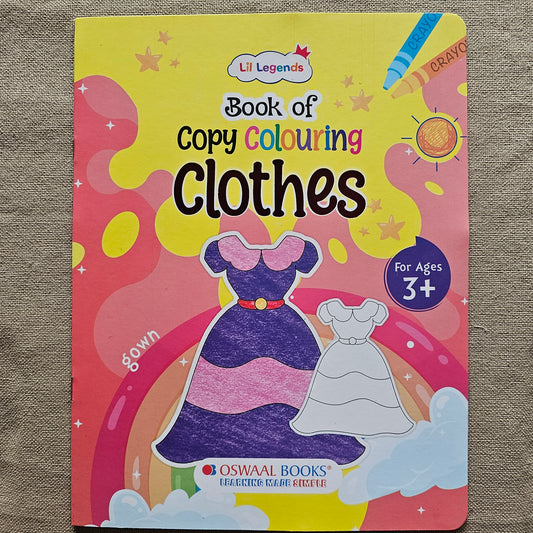 CB000016 - Little Legends Copy Coloring Book - Clothes