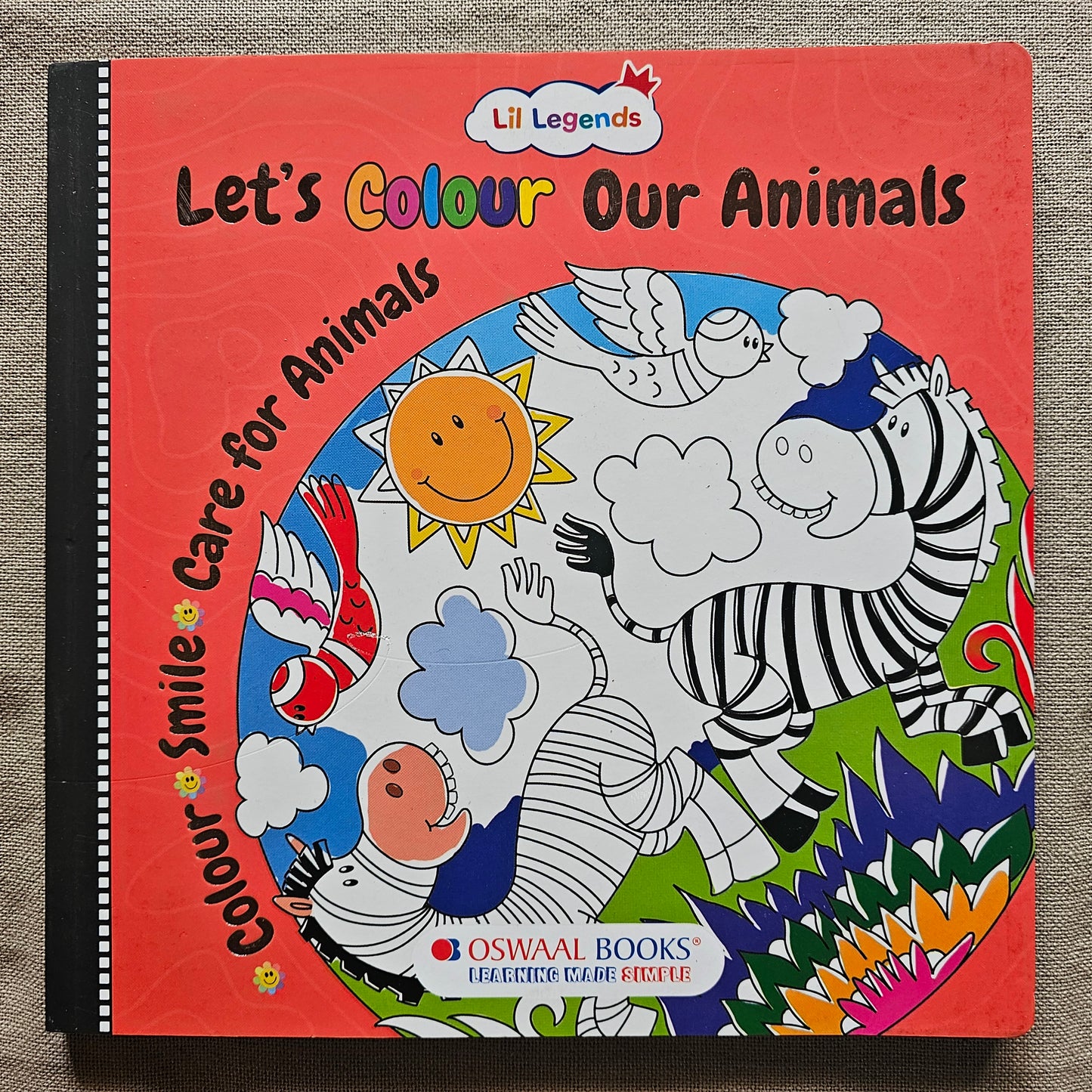 CB000017 - Little Legends coloring book. Age 2-5 years (Animals)