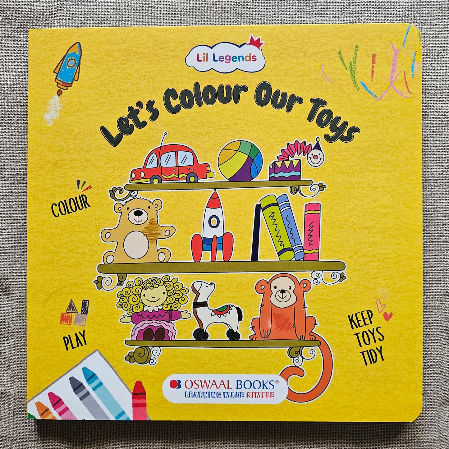 CB000018 - Little Legends coloring book. Age 2-5 years (Toys)