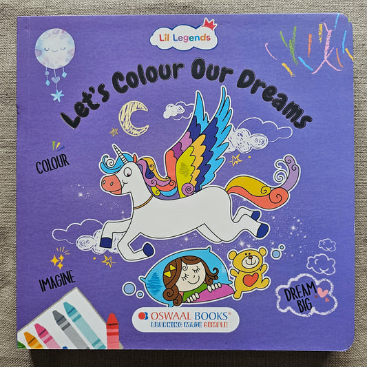 CB000019 - Little Legends coloring book. Age 2-5 years (Dreams)