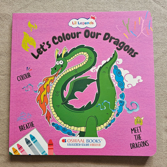 CB000020 - Little Legends coloring book. Age 2-5 years (Dragons)