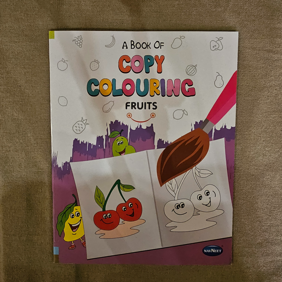 CB000001 - Fruits Copy Coloring Book