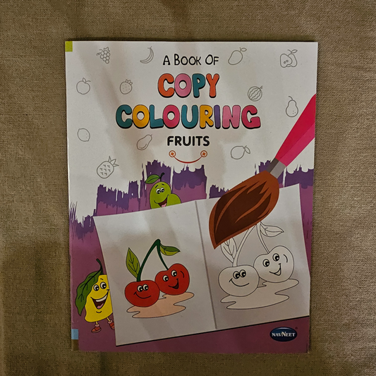 CB000001 - Fruits Copy Coloring Book