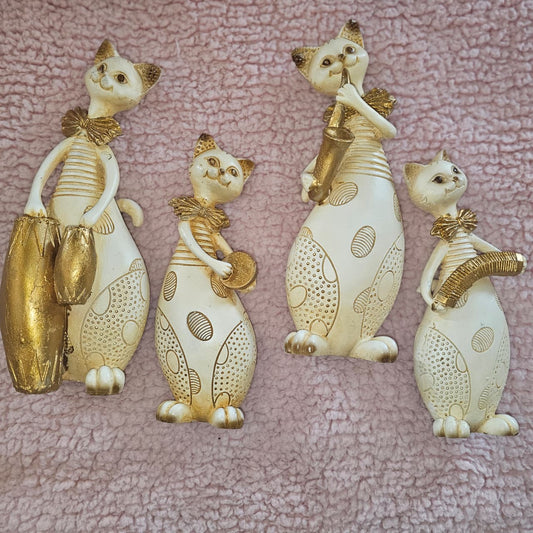 HD000001 - Cat Musicians (Set of 4)