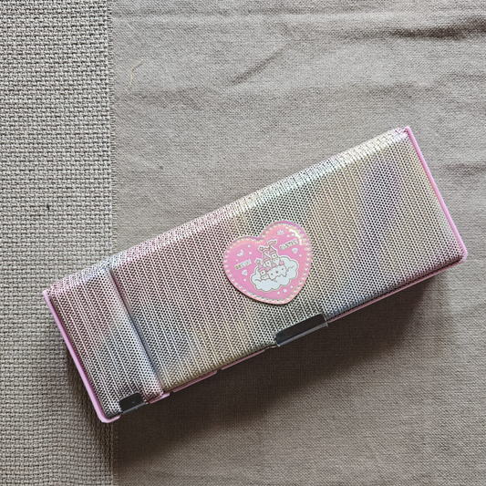 BPG000004 - HM Magnetic Pencil Box Pink with Heart