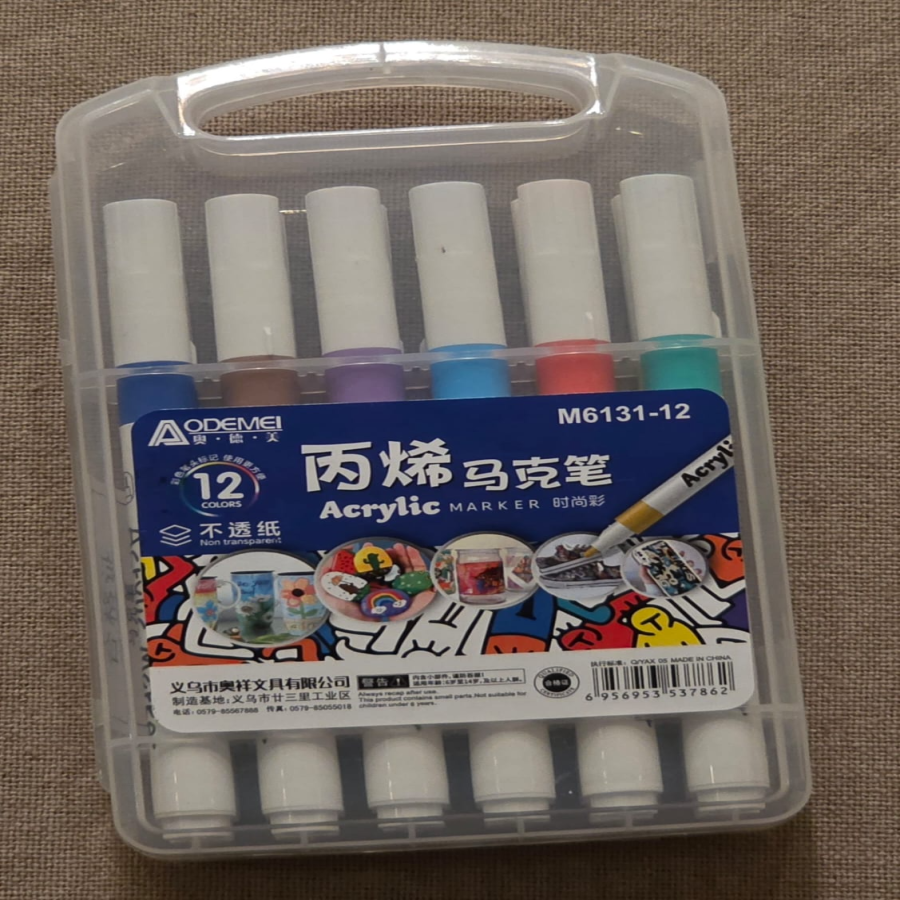 ART000012 - INZO Acrylic Marker - Pack of 12