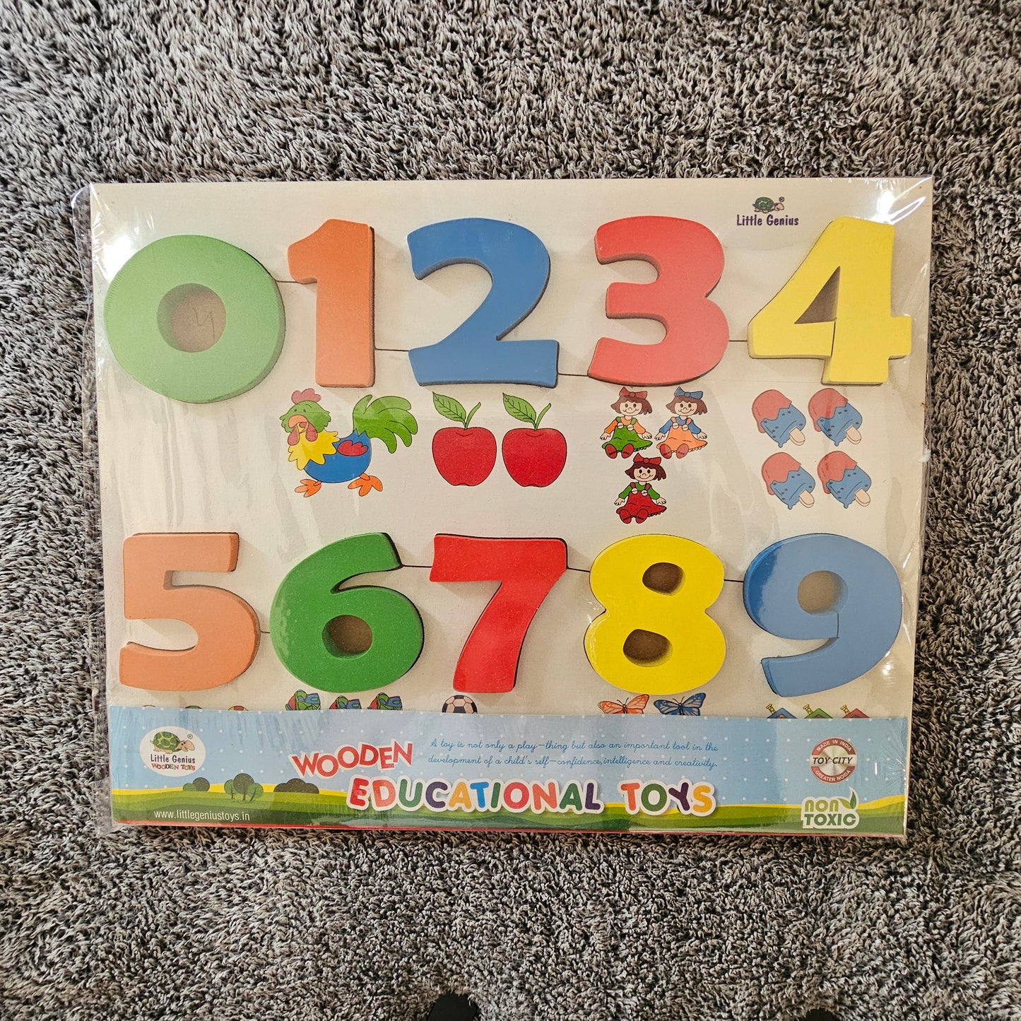 BLT000011 - Raised Numbers With Object