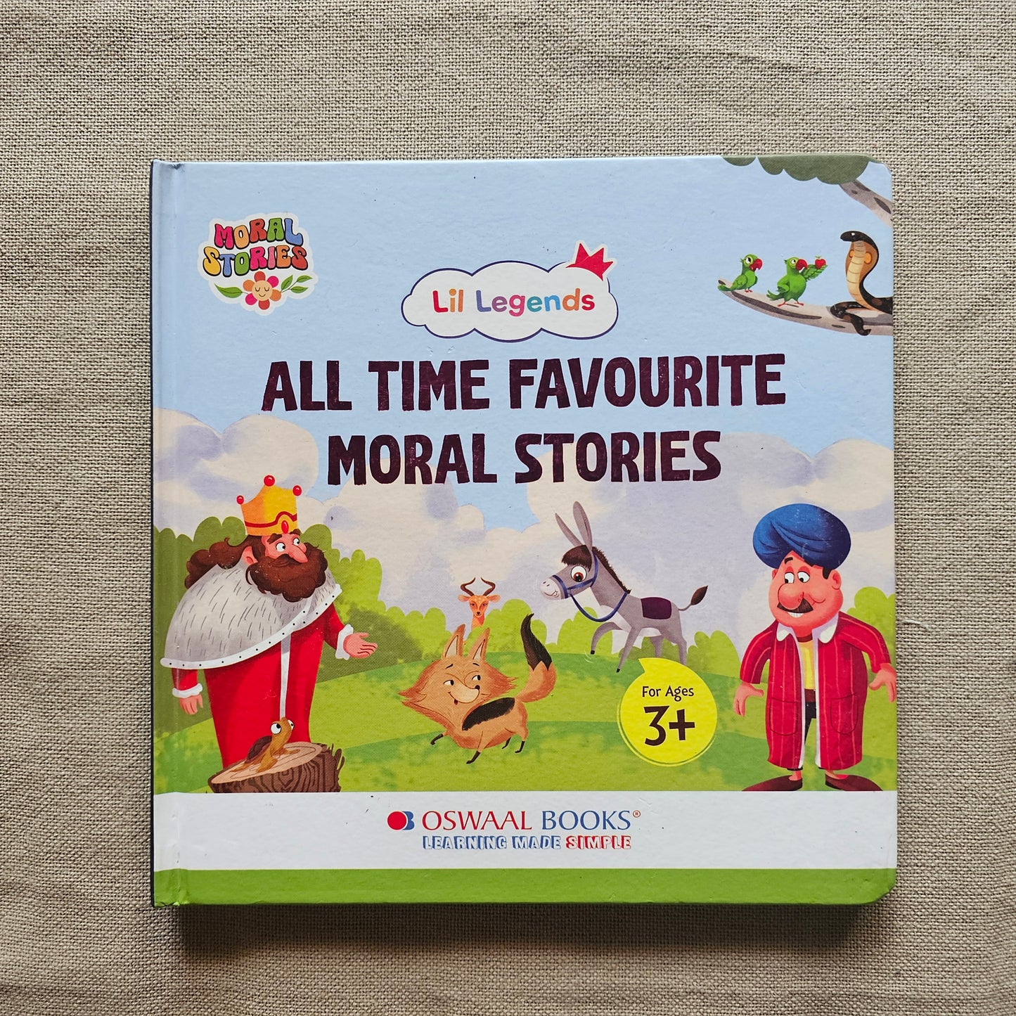 NB000014 - Little Legends All time favourite moral stories book. 5 Stories, Age 3+