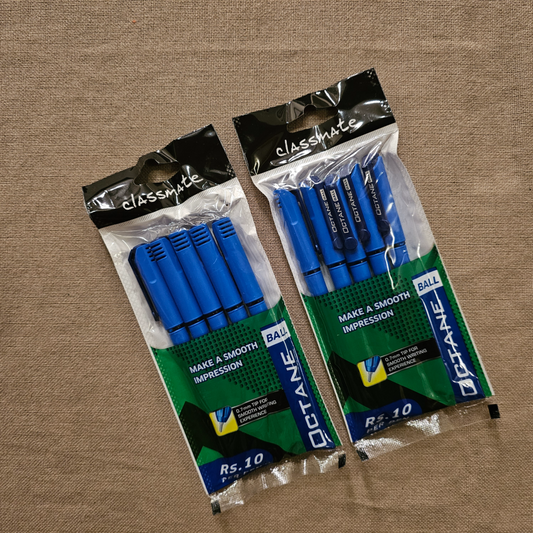 PCC000003 - Octane Blue Ball pen Pack of 5