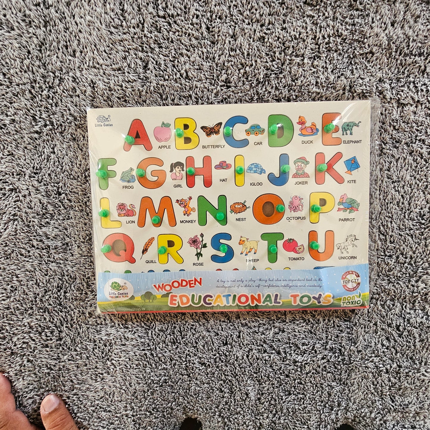 PFC000023 - English Alphabet With Picture Match Puzzle - Uppercase