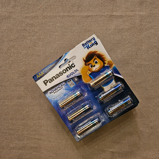 BAT000003 - Panasonic AAA Batteries EVOLTA - 10 Batteries