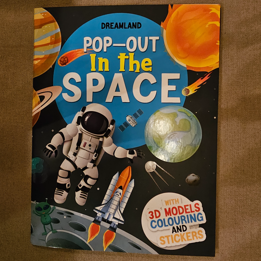 CB000003 - Pop out in Space 3D Coloring Book